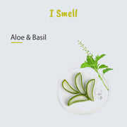 Hand Sani Aloe & Basil Set of 2